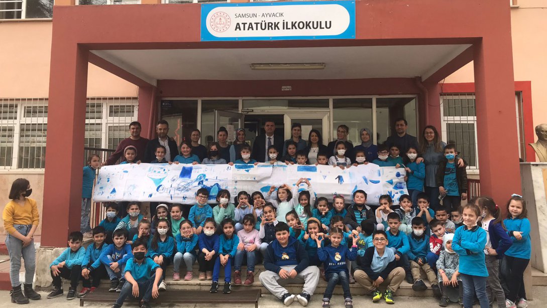 İlçemiz Atatürk İlkokulu 2 Nisan Otizm Farkındalık Günü Etkinlikleri 