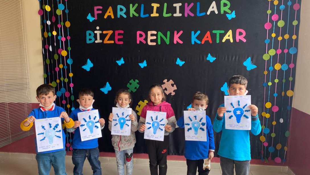 İlçemiz Zaferköy İlkokulu 2 Nisan Otizm Farkındalık Günü Etkinlikleri