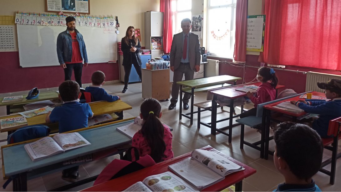 İlçe Milli Eğitim Müdürümüzün Zaferköy İlkokulumuza Ziyareti
